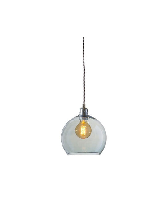 Ebb & Flow Pendant Light Turquoise with Socket E27 22x22cm