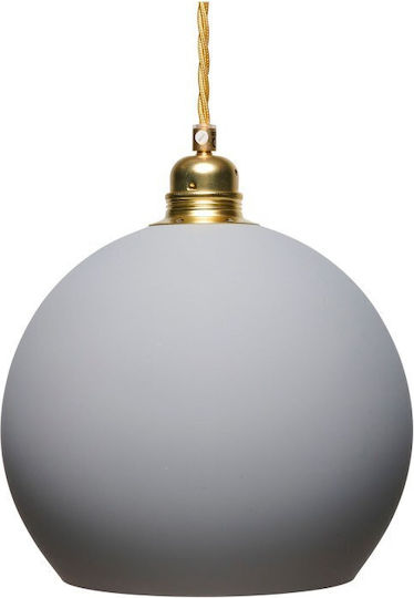 Ebb & Flow Pendant Light Brown with Socket E27 22x22cm