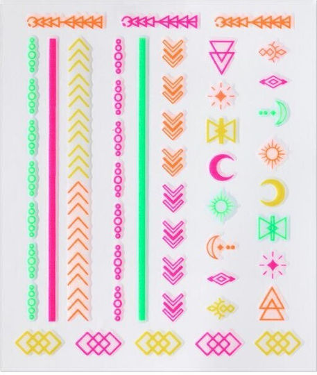 Essence Neon Vibes Стикери с дизайн за Нокти в Различни Цветове 49бр