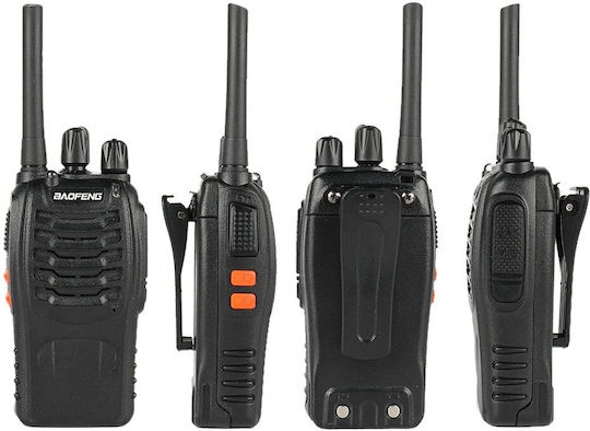 Baofeng BF-88E Ασύρματος Πομποδέκτης PMR 0.5W χωρίς Οθόνη Σετ 2τμχ