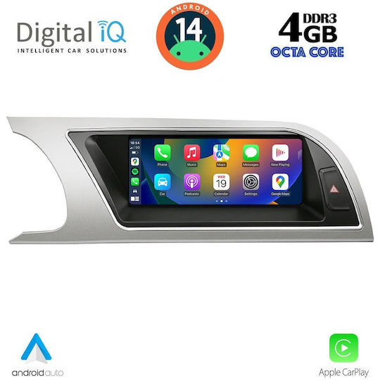 Digital IQ Ηχοσύστημα Αυτοκινήτου για Audi A5 2007-2012 (Bluetooth/USB/WiFi/GPS/Apple-Carplay/Android-Auto) με Οθόνη Αφής 8.8"