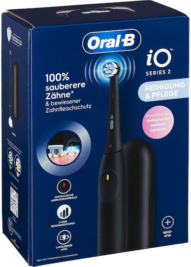 Oral-B Io Series 2 Електрическа Четка за Зъби с Калъф за Пътуване Черен