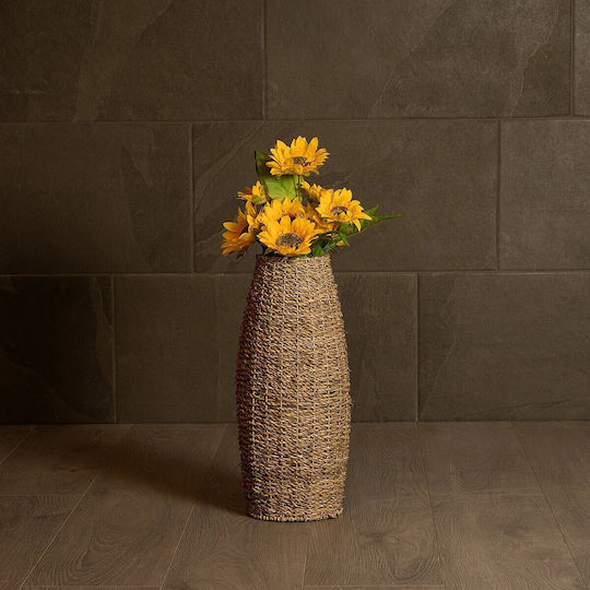 GloboStar Planter Wooden Beige 20x20x41cm.
