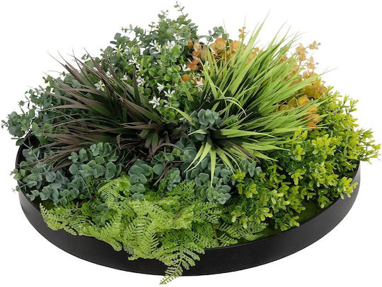 GloboStar Изкуствена панелна листва 50x23см Garden