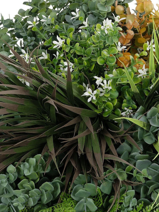 GloboStar Изкуствена панелна листва 50x23см Garden