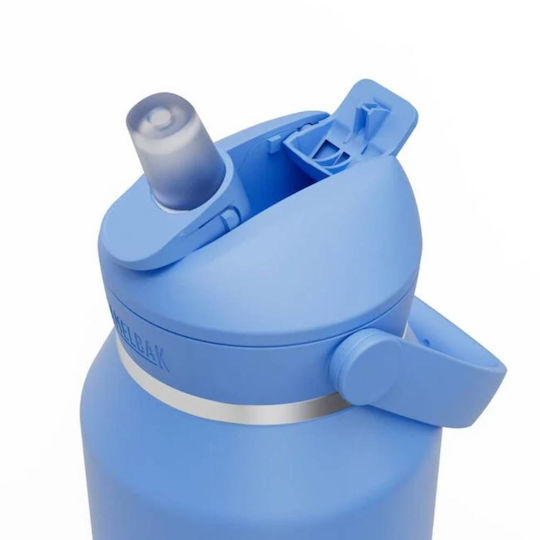 Camelbak Flasche Thermosflasche Rostfreier Stahl BPA Frei 1lt Sky Blue mit Stroh