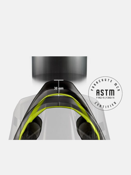 MET Parachute MCR Full Face Κράνος Ποδηλάτου Downhill / Βουνού Camo Lime Green/Matt Glossy