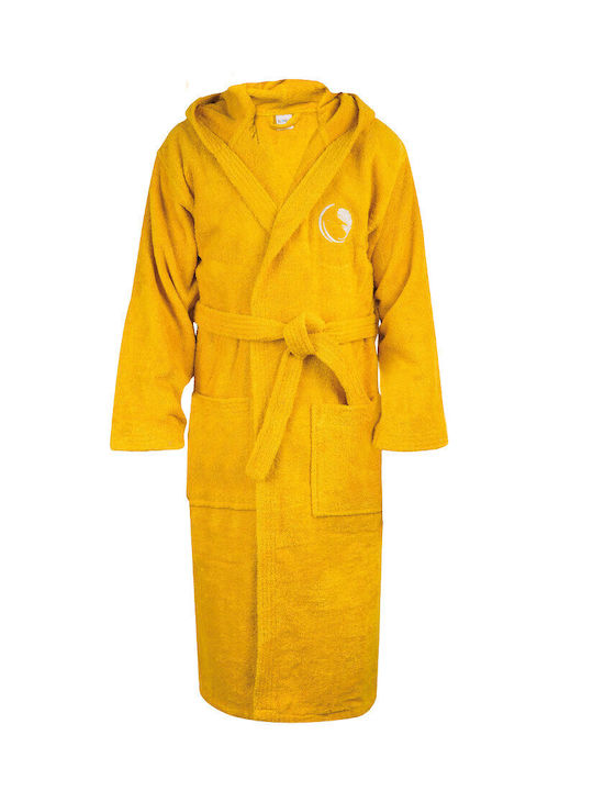 Borea Bathrobe with Hood Grey 420gr/m²