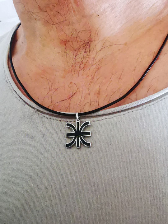 Aris Dentopoulos Jewellery Κολιέ Μαύρο