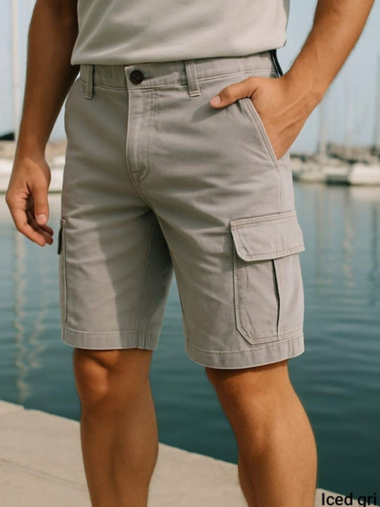 Herrenshorts Cargo Gray