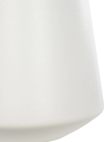 GloboStar Consoli Topf Keramik Beige 14x14x25cm.