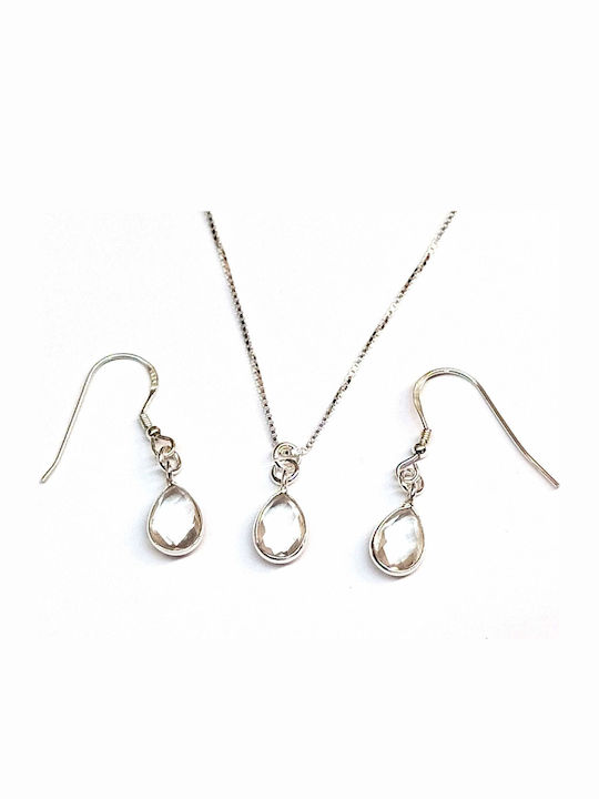 Amalfi Accessories Σετ Κοσμημάτων από Ασήμι