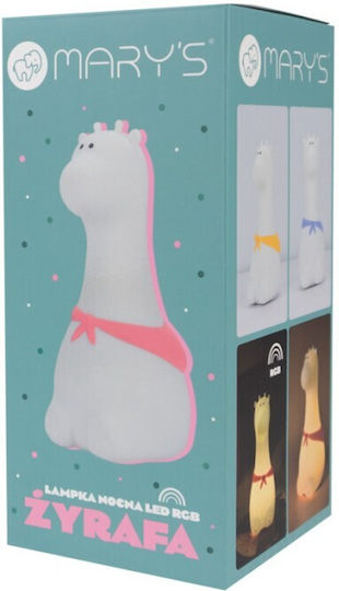 Mary's Mary's Nursery Night Light LED Giraffe Battery White Warm