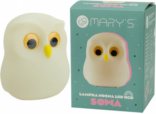 Mary's Led Παιδικό Διακοσμητικό Φωτιστικό Λευκό 9.9x9.7x11.2εκ.