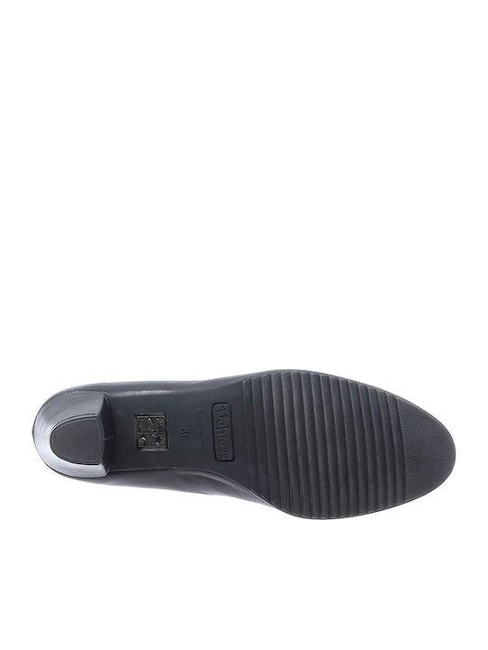 Leder Pumps Schwarz
