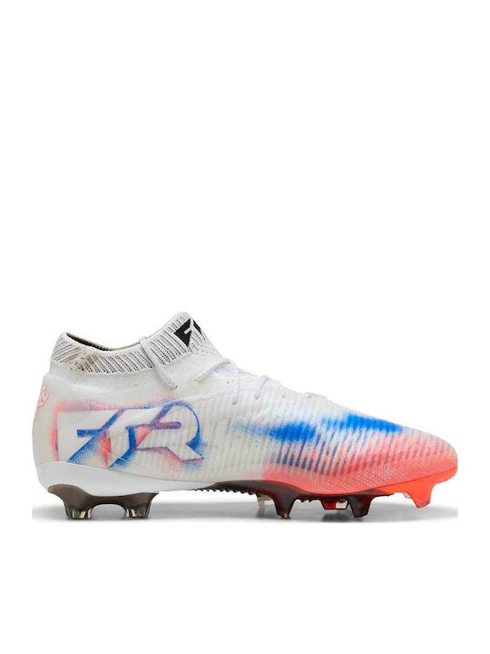 PUMA Future 8 Ultimate Футболни Обувки с Бутони Бели
