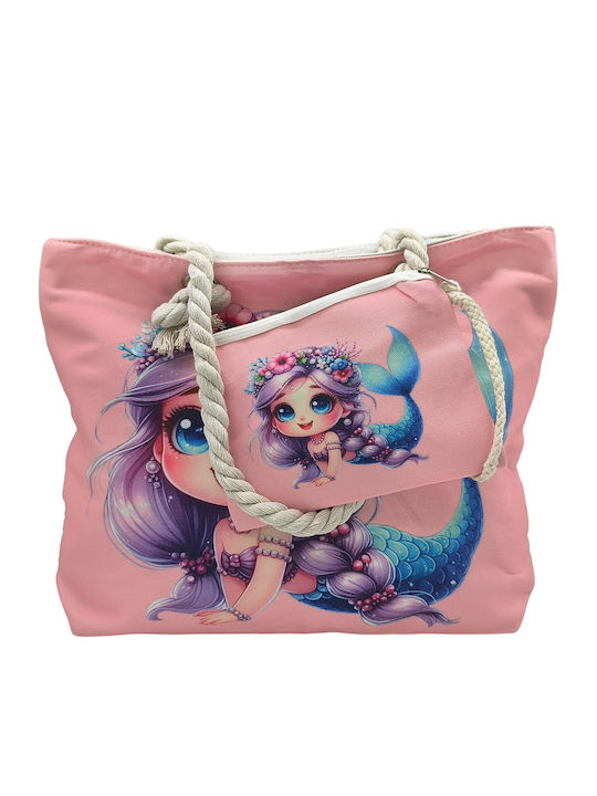 Gift-Me Kinder Tasche Strandschlampe Rosa 30x24x24cm