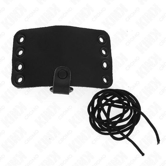 Kink Ring Schwanz Leder Schwarz