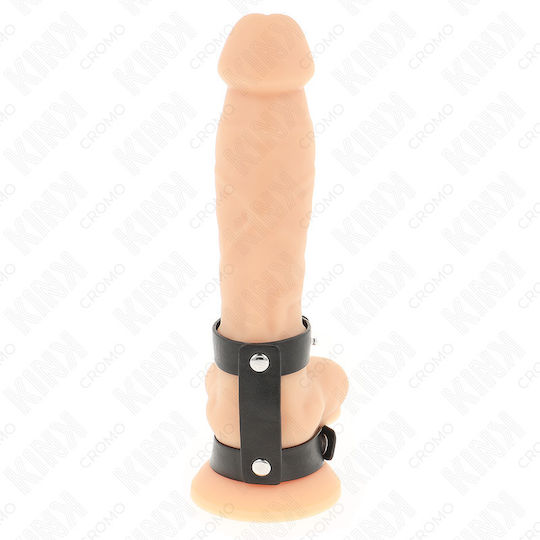 Kink Ring Cock Leather Black
