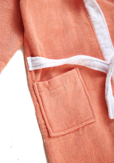 Comfort Kids Hooded Bathrobe Orange