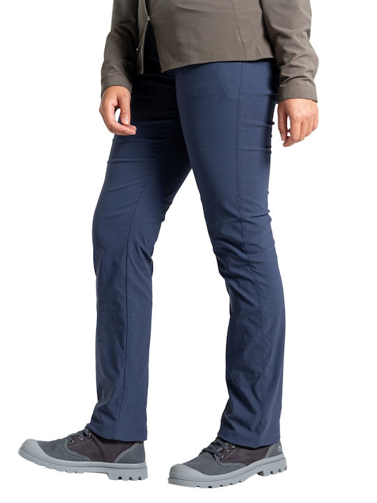 Craghoppers Femei Lung Pantaloni de drumeție Albastru