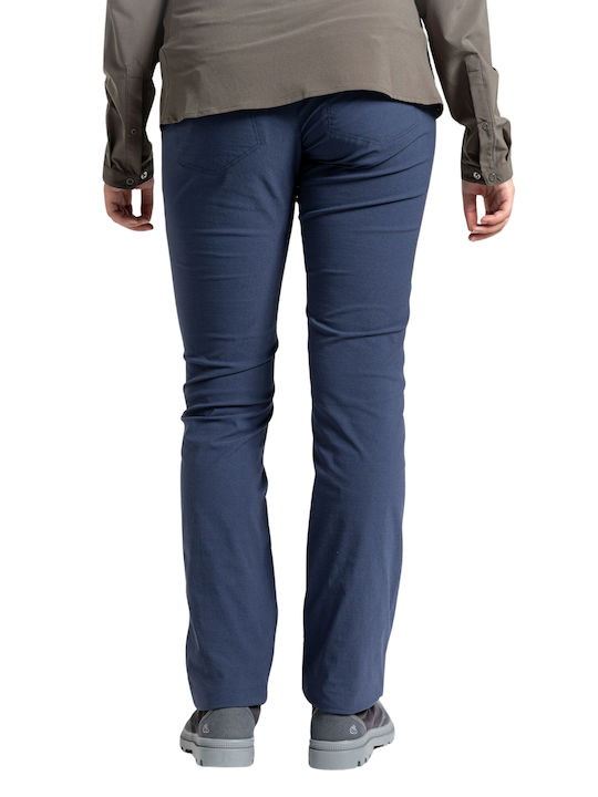 Craghoppers Femei Lung Pantaloni de drumeție Albastru