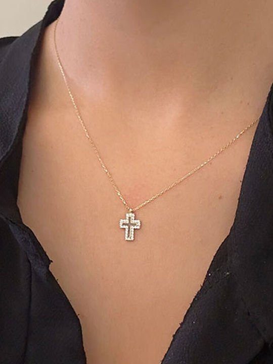 Goldjewels Χρυσός Σταυρός 14Κ