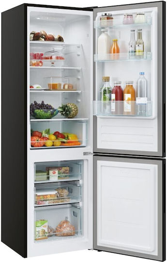 Candy Kühl-Gefrierkombination 260Es H176xB54.5xT55cm. Schwarz CCT3L517EB