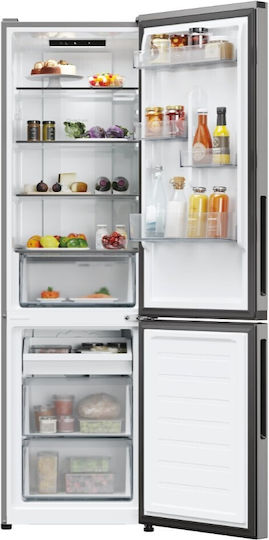Candy Fridge-Freezer 279lt NoFrost H182.5xW54.5xD60.2cm Inox CNCQ2T518EX