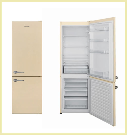 Fram Ψυγειοκαταψύκτης 268lt Υ170xΠ54xΒ59.5εκ. Μπεζ FC-VRL2681BGE++