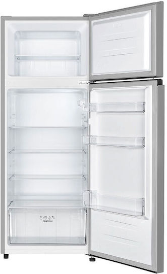Hisense Ψυγείο Δίπορτο 206lt Υ143.6xΠ55xΒ54.2εκ. Inox RT267D4ADE