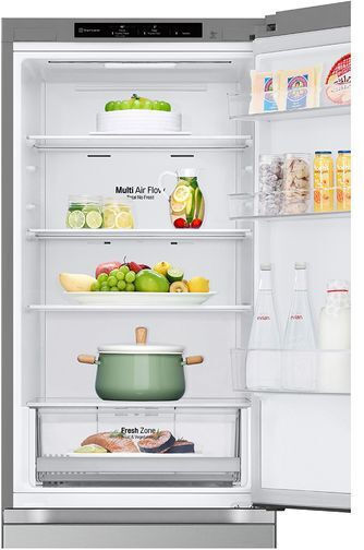 LG Kühl-Gefrierkombination 344Es Total NoFrost H186xB59.5xT68.2cm. Inox GBV21L0EPY