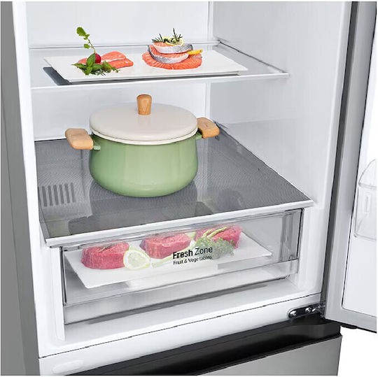 LG Kühl-Gefrierkombination 344Es Total NoFrost H186xB59.5xT68.2cm. Inox GBV21L0EPY