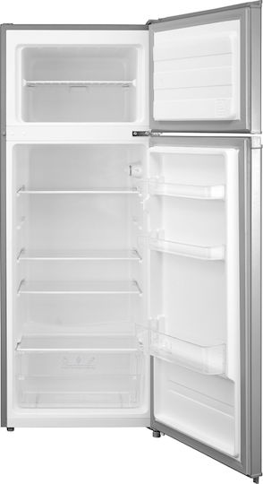 Tesla Double Door Refrigerator 207lt H143xW55xD55cm Inox RD2100MS1