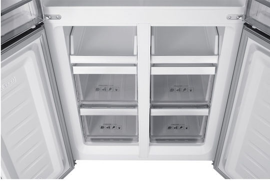 Tesla Side-by-Side Refrigerator 466lt Total NoFrost H180xW79.5xD73.5cm Black RM4700FHBE