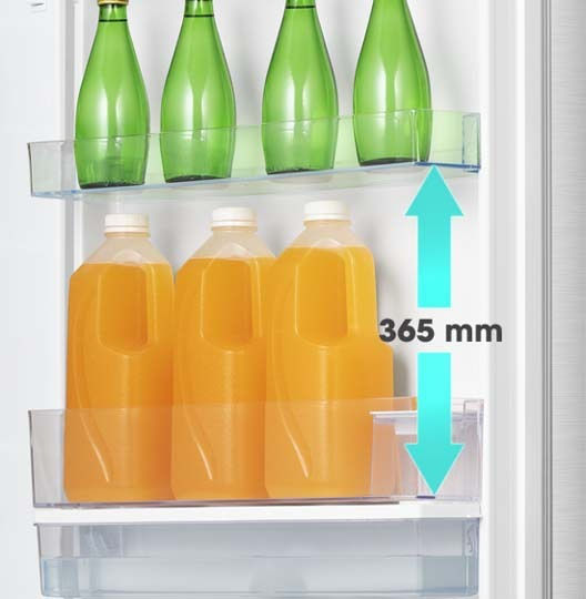 Hisense Fridge-Freezer 336lt Total NoFrost H200.4xW59.5xD59cm Black RB440N4GBE