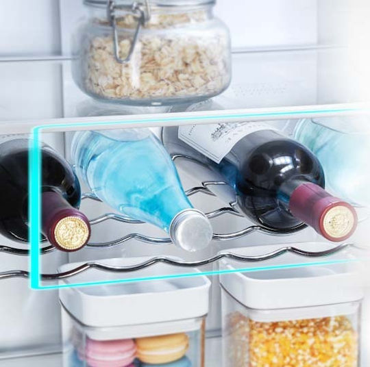 Hisense Fridge-Freezer 336lt Total NoFrost H200.4xW59.5xD59cm Black RB440N4GBE