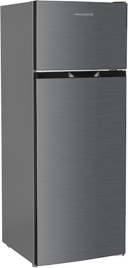 Philco Frigider cu două uși 206lt Î143xL55xA55cm. Inox PRD-222XE