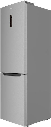 Tesla Kühl-Gefrierkombination 347Es NoFrost H195xB60xT68.5cm. Inox RC3400FHXE