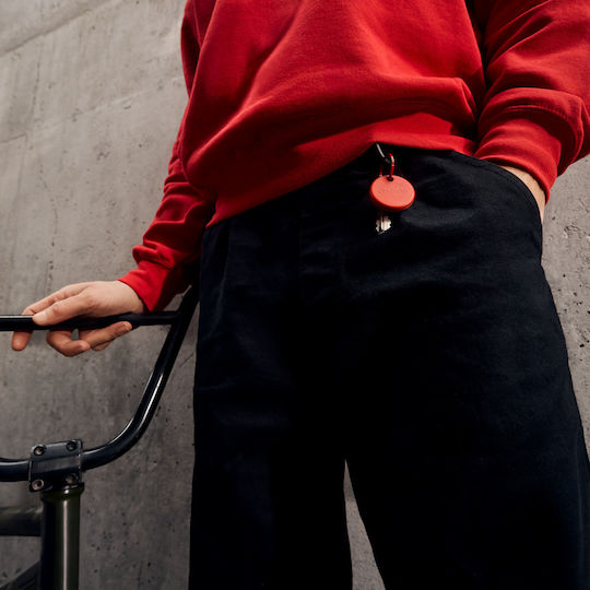 Chipolo Pop Apple Find My & Google Find Hub Red with Smartphone Tracking
