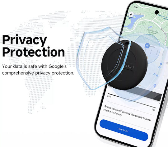 MiLi MiTag Apple Find My Μαύρο