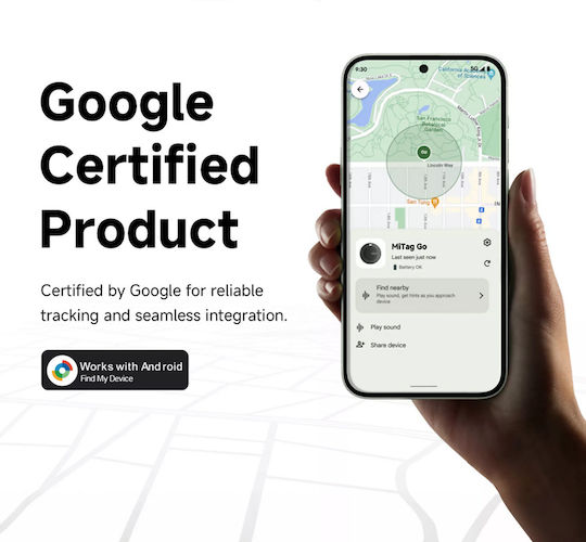 MiLi MiTag Apple Find My Μαύρο