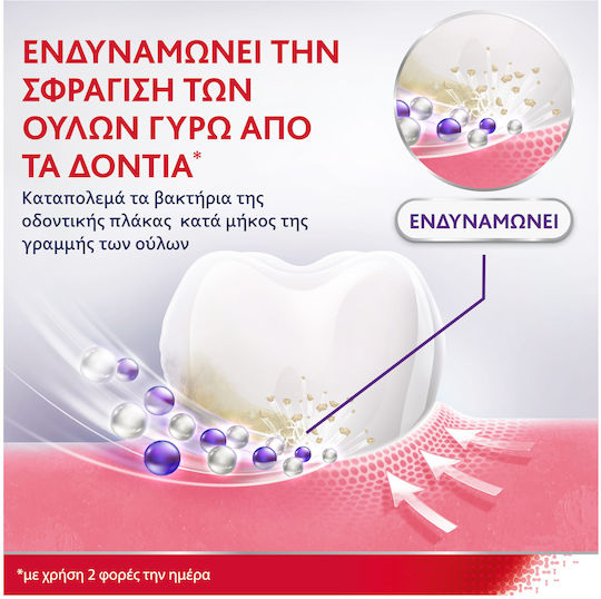 Parodontax Gum Strengthen & Protect Whitening Οδοντόκρεμα για Λεύκανση με Υαλουρονικό Οξύ 120ml