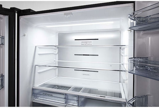 Hitachi Side-by-Side Refrigerator 569lt Total NoFrost H184xW90xD72cm Black R-WB640VRU0-1 GMG