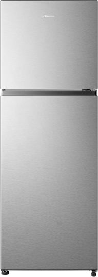 Hisense Ψυγείο Δίπορτο 249lt NoFrost Υ167.6xΠ56.7xΒ55εκ. Inox RT327N4ACF