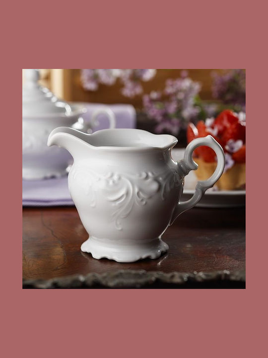 Kristoff Fiorina Tea Set with Cup Porcelain White 1200ml 27pcs