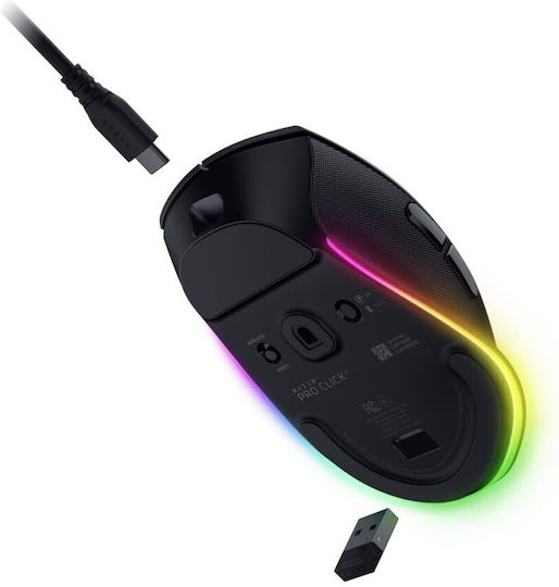 Razer Pro Click V2 Ασύρματο RGB Gaming Ποντίκι 30000 DPI Μαύρο