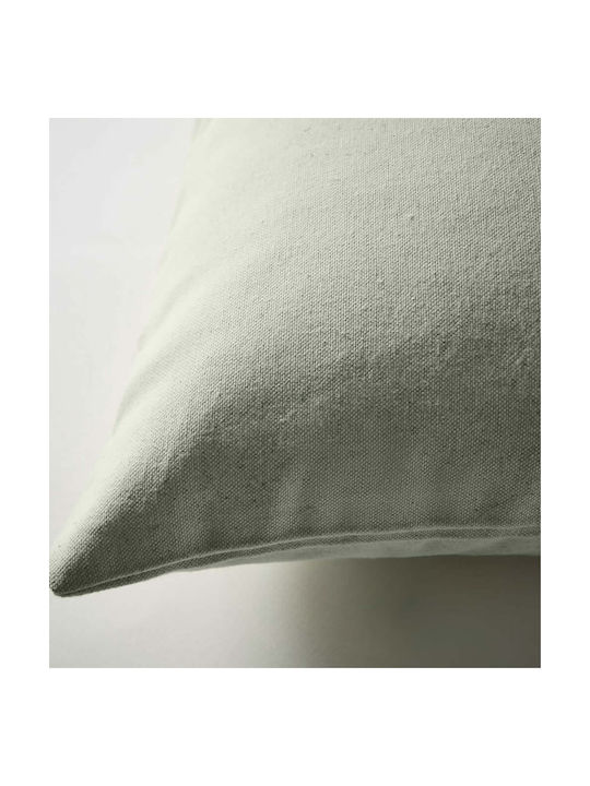 Gofis Home Decorative Pillow Case Everly From 100% Cotton Fresh Aqua 386 30x45cm