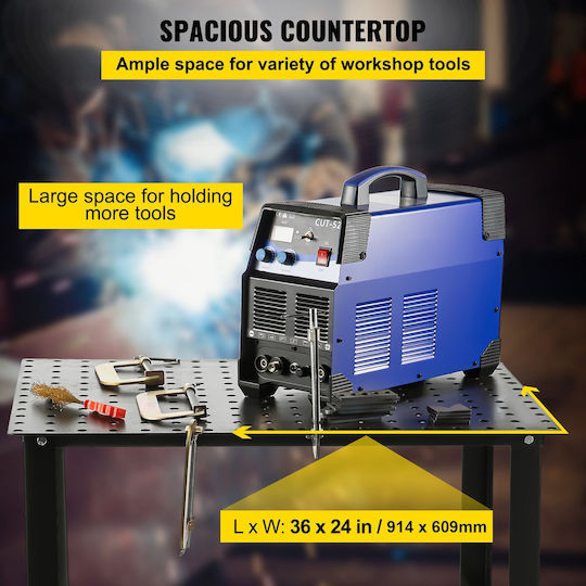 Vevor Welding Table 60.96x60.96x91.44cm