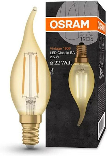 Ledvance LED крушка 2.5W за фасунга E14 Топло бяло 220лм